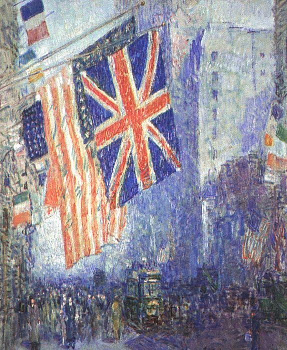 Childe Hassam The Union Jack Germany oil painting art